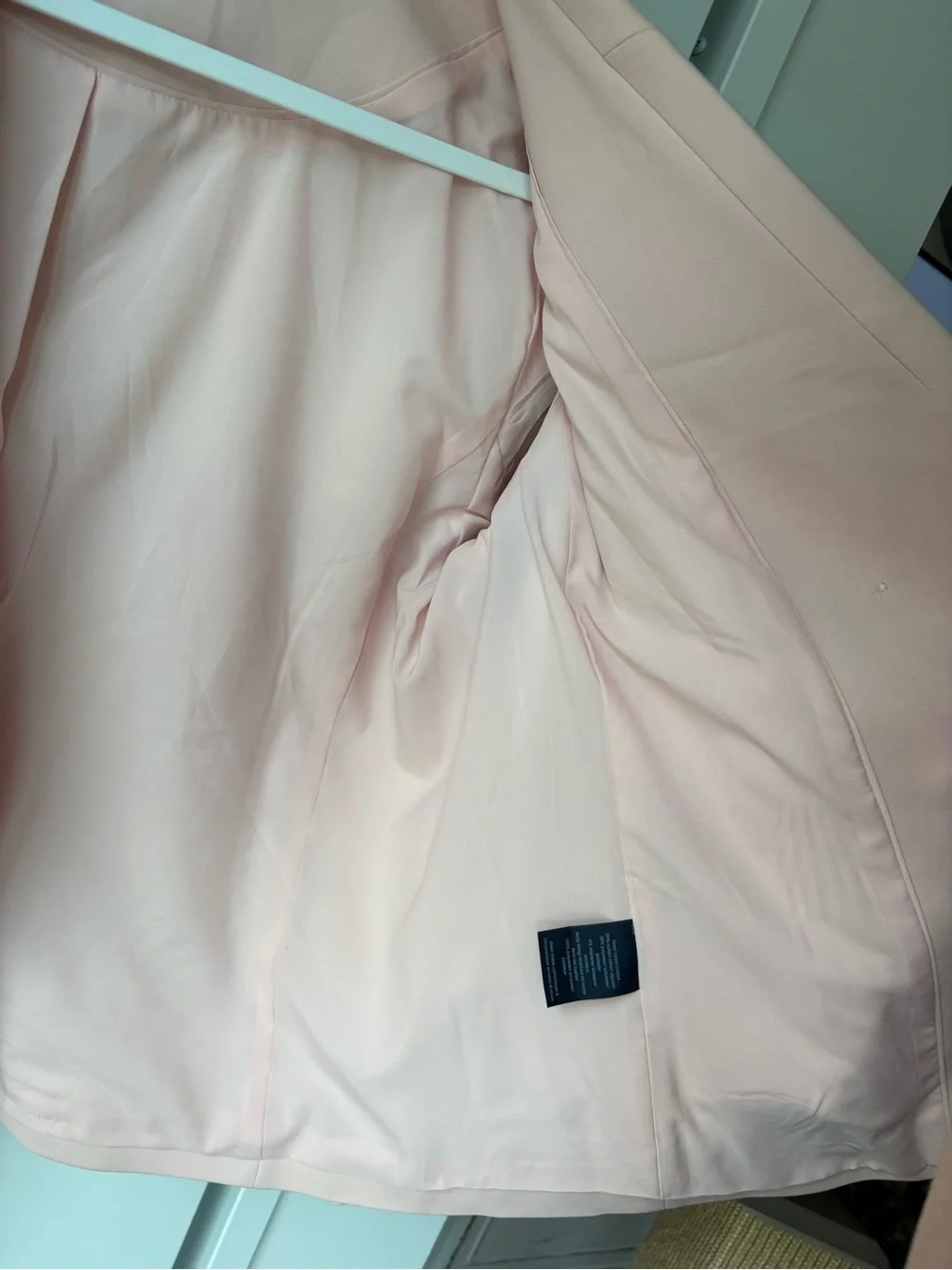 Tommy Hilfiger Blush Pink Double-Breasted Blazer Jacket - Picture 9 of 16